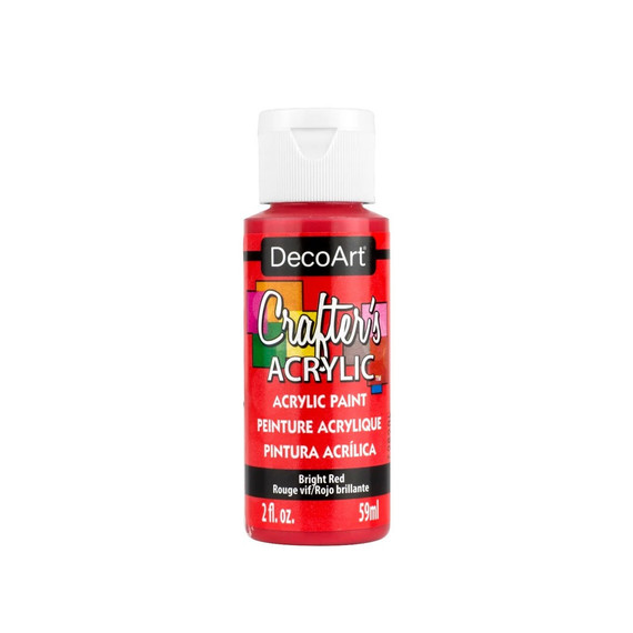Pintura Crafter's Acrylic Bright Red