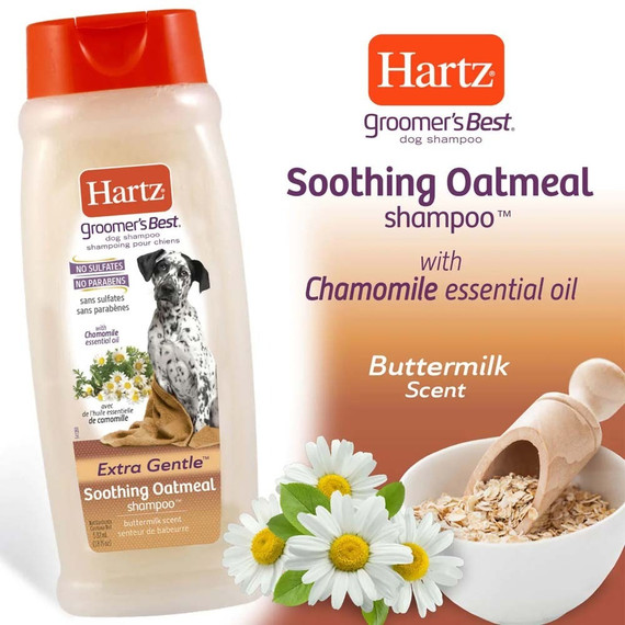 Hartz Groomer's Best Shampoo Extra Gentle Soothing Oatmeal 18fl oz