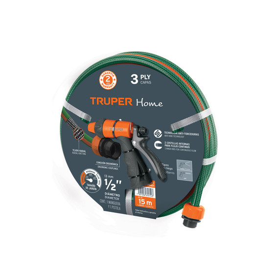 Truper Home Manguera 50pies y Pistero