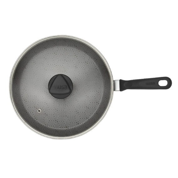 Sarten Imusa con tapa de vidro 20 cm