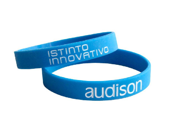 AUDISON BLUE BRACELET - RUBBER WRISTBAND