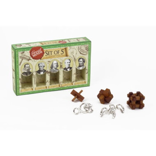 Great Minds Set of 5 Puzzles