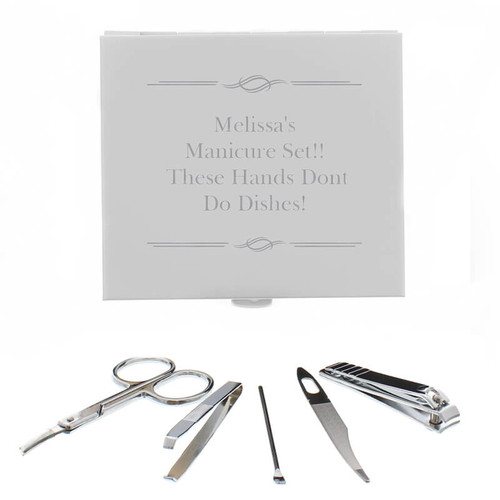 Personalised Manicure Set