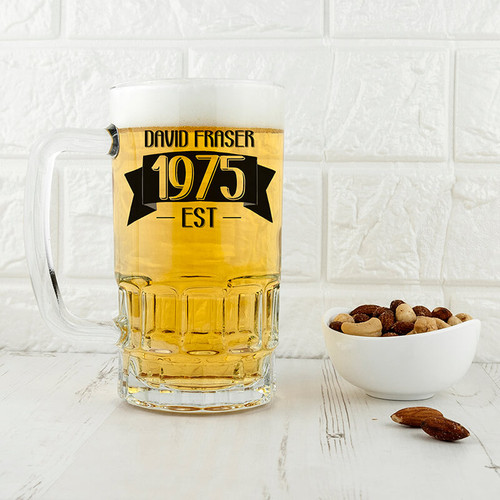 Personalised Pint of Beer Tankard