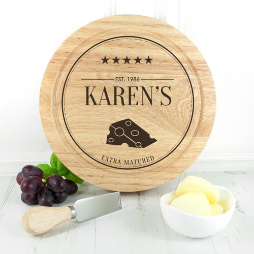 Personalised Cheese Board Set