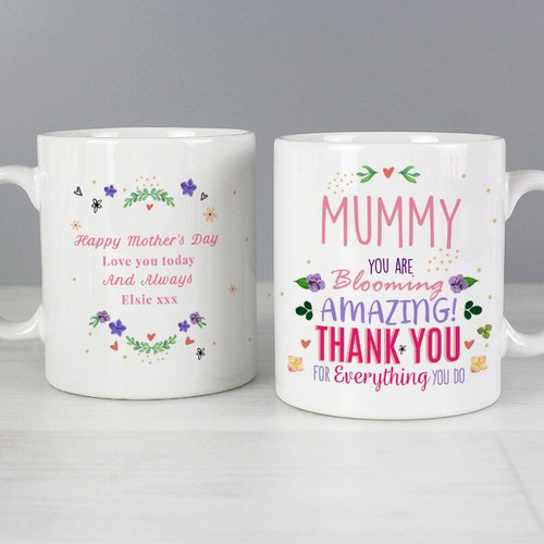 Personalised Blooming Amazing Mug