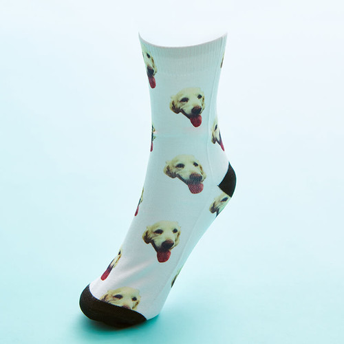 Personalised Dog on Children's Socks