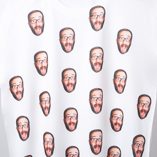 Personalised Repeat Face on T-shirt