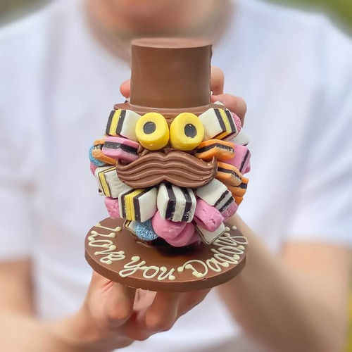 Personalised Liquorice Allsorts Hat & Moustache