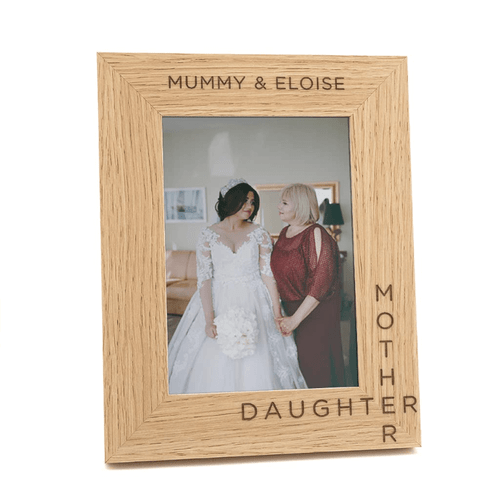 Personalised Mother Daughter Wooden Photo Frame