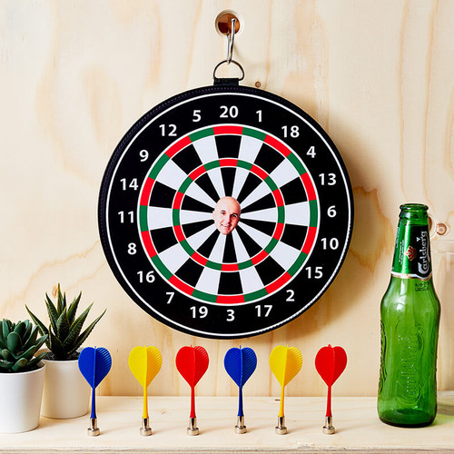 Personalised Photo Magnetic Dart Board - Single Face