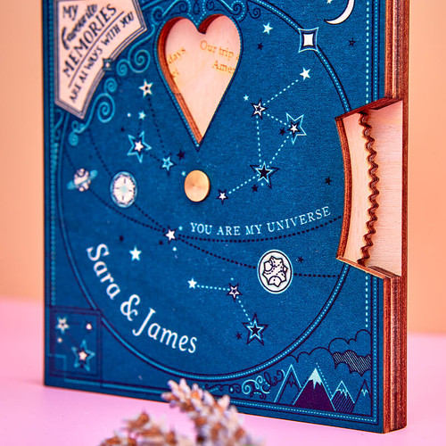 Personalised Written In The Stars Couple's Planisphere