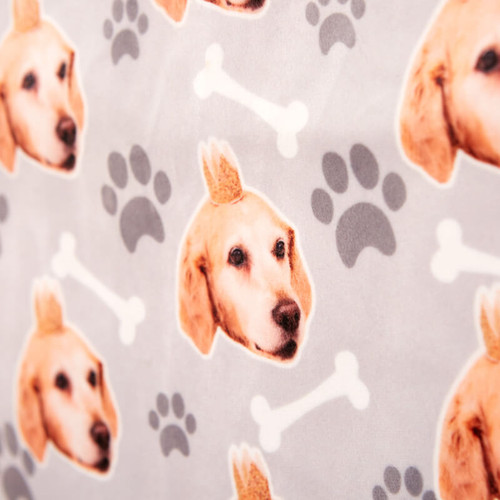 Personalised Dog Face Blanket