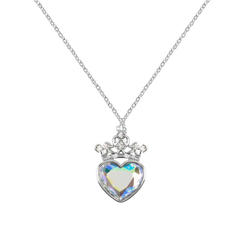 Disney Princess Heart Stone and Crystal Pendant Necklace