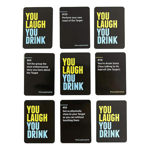 You Laugh, You Drink Card Game