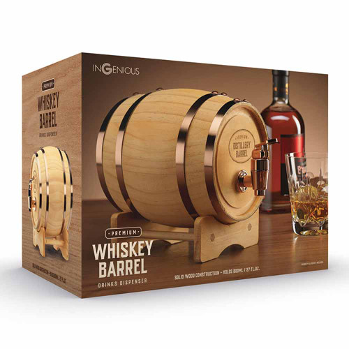 Wooden Mini Whiskey Barrel