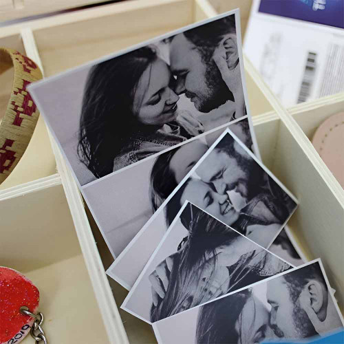 Personalised Love Photo Keepsake Box - 9 Compartments