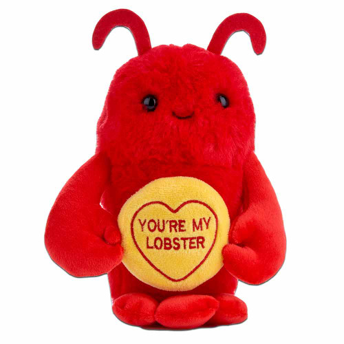Love Hearts You're My Lobster Plush