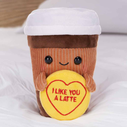Love Hearts I Like You A Latte Plush
