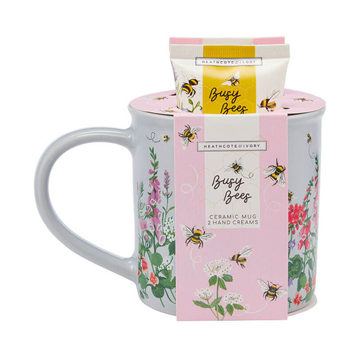 Busy Bees Mug And Handcream Gift