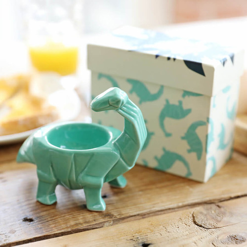 Origami Turquoise Egg Cup