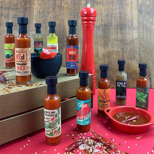 10 Chilli Sauce Selection