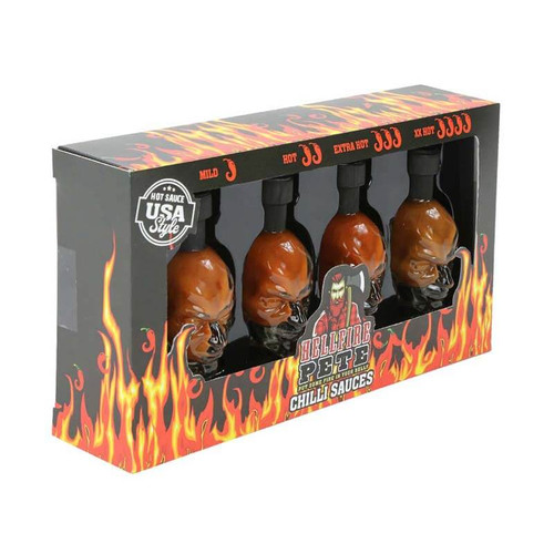 Chilli Sauce Mini Skulls x 4 52ml