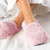 Cozy Microwavable Slippers Marshmallow Pink