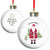 Personalised Father Christmas Bauble