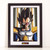 Dragonball Z Vegeta Framed Print