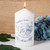 Personalised Silver Anniversary Candle