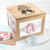 Personalised New Baby Oak Photo Keepsake Box