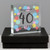 Personalised Birthday Colour Confetti Large Crystal Token