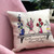 Personalised Birth Flower Shelf Cushion