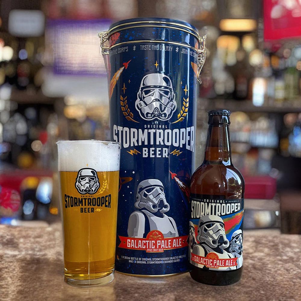 Beer Pint Glass - Star Wars - Stormtrooper