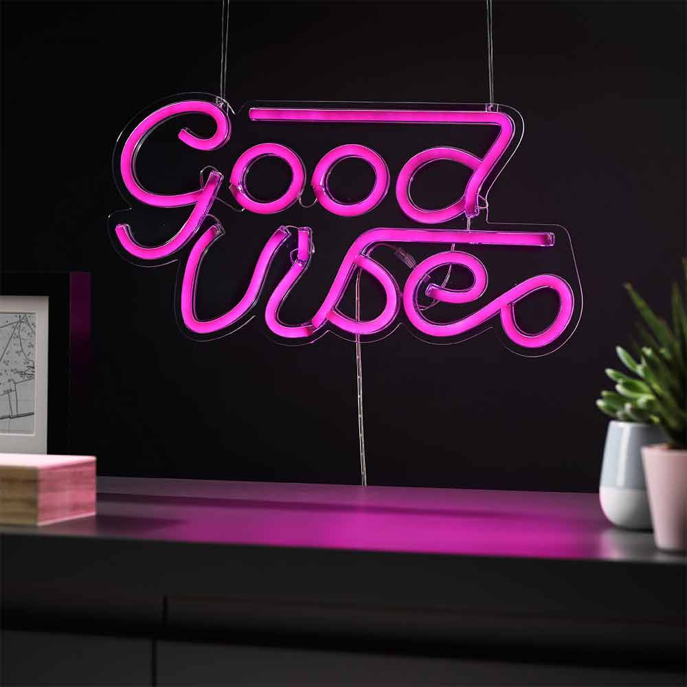 Neon Good Vibes Light