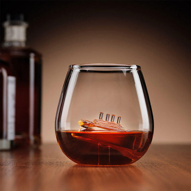 Image of Sinking Ship in a Glass