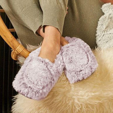 Image of Cozy Microwavable Slippers Marshmallow Pink