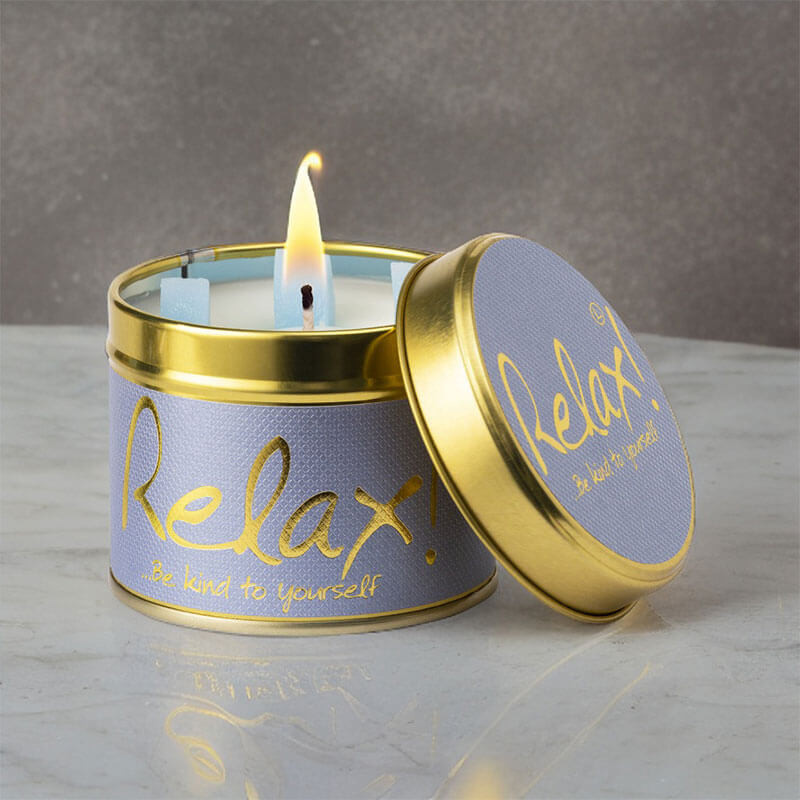 Relax Tin Candle