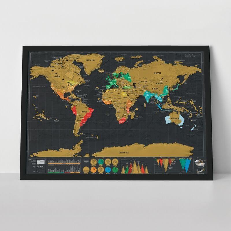 Scratch Map Travel Deluxe Edition