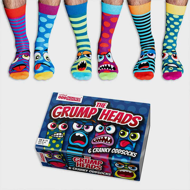 The Grumpheads Oddsocks blue