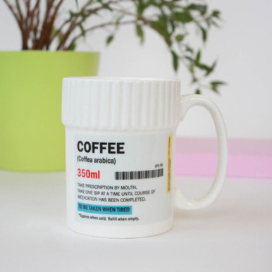 Caffeine Pill Pot Coffee Mug