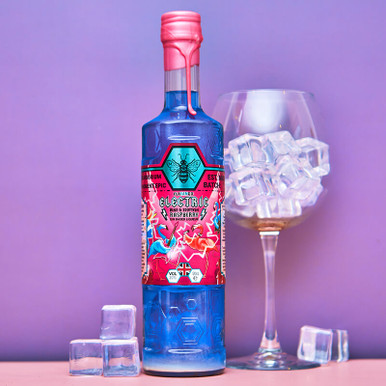 Click to view product details and reviews for Zymurgorium Flagingo Electric Blue And Scottish Raspberry Gin Liqueur.