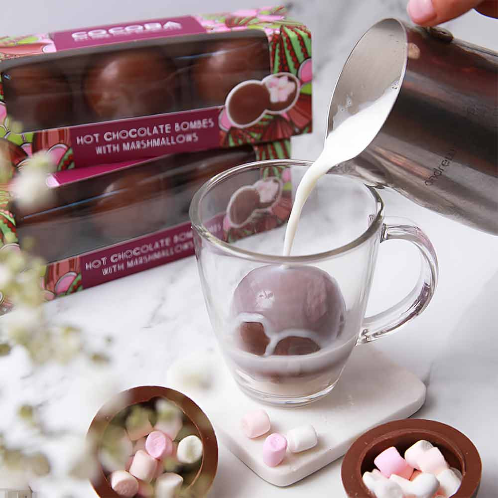 Cocoba Hot Chocolate Bombes - Pack of 3