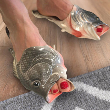 Click to view product details and reviews for Fishy Slippers Large.