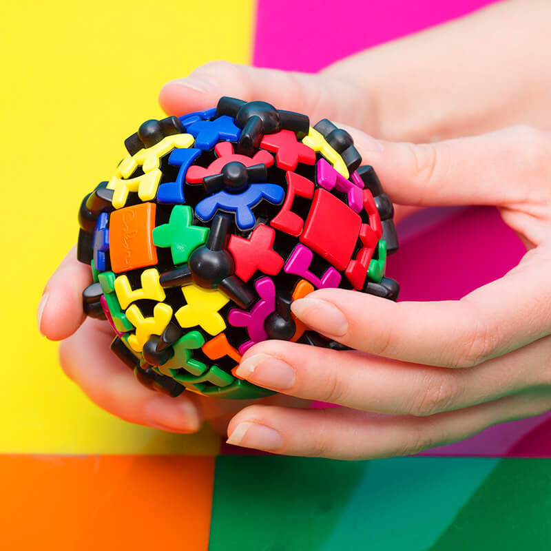 Gear Ball Brain Teaser Puzzle