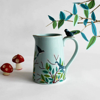 Click to view product details and reviews for Disaster Design Secret Garden Bird Jug.