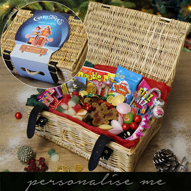 Image of Personalised Christmas Sweetie Hamper