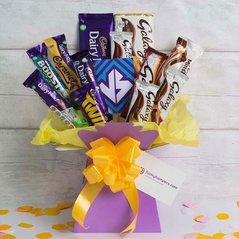 Galaxy vs Cadbury Chocolate Bouquet