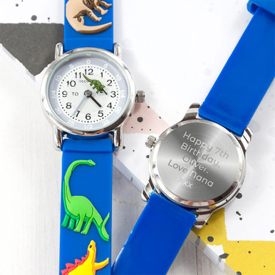 Image of Personalised Kids Dinosaur Watch